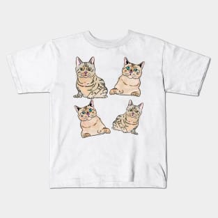 Bengal cat breed pattern Kids T-Shirt